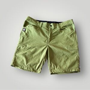 Men’s 2XL Tactical Utility Shorts – Olive Green, Stretch Waistband